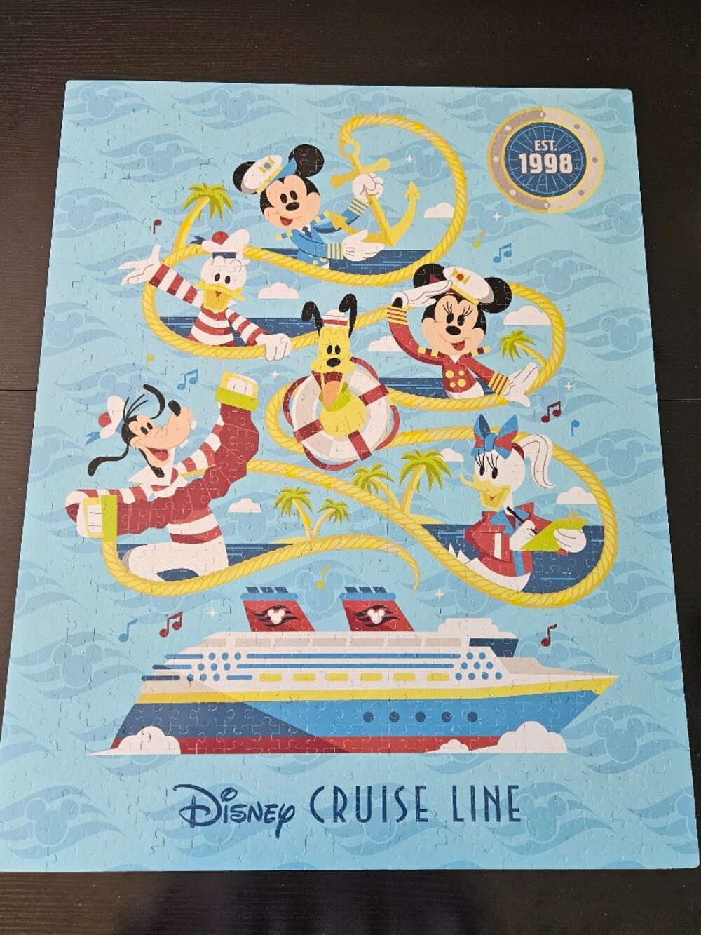 Double sided jigsaw puzzle 1000 pieces Disney